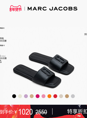 【季末折扣】MARC JACOBS/莫杰 MJ SANDAL 羊皮简约拖鞋平底鞋