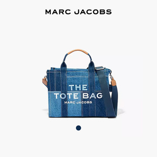 JACOBS 中号丹宁牛仔拼接松弛感托特包 新品 MARC TOTE 爆款