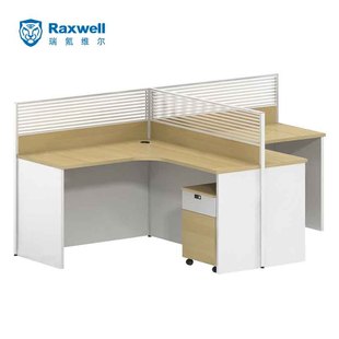 L款 H1100mm T字型两人位20屏风款 D1420 RFCA0169 W2420 Raxwell