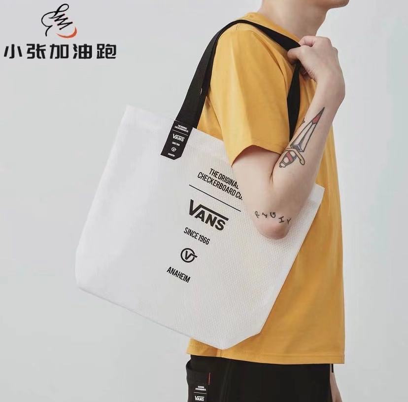 Vans范斯男女手提包白色塑胶透明单肩购物袋VN0A4P4BH37 4P4BWHT