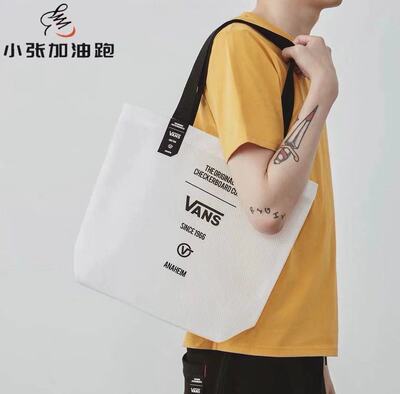 Vans范斯男女手提包白色塑胶透明单肩购物袋VN0A4P4BH37 4P4BWHT