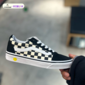 VANS范斯Ward经典 VN0A3IUN5GX 板鞋 百搭黑白棋盘格女款 休闲帆布鞋