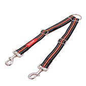 防缠绕遛狗绳狗链子双头牵引绳一拖二牵两只狗中大型犬宠物用品