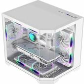 240水冷主机箱电脑主机箱 ATX 玩嘉 梦想家mini海景房鱼缸机箱M