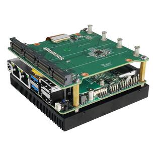 Pi5工控主板串口 倍控X86迷你主机QNAS开发板N100双网口DIY嵌入式