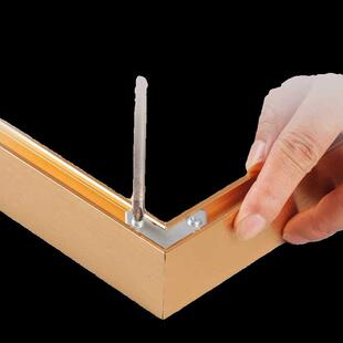 十字绣钻石画边框装裱外框简约轻奢铝合金金属画框带有机玻璃相框