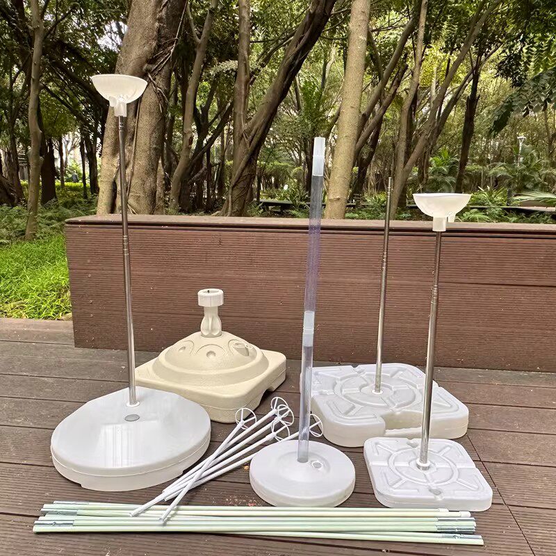 KT板订婚开业气球方形路引立柱商场布置订结婚拱门底座注水支架