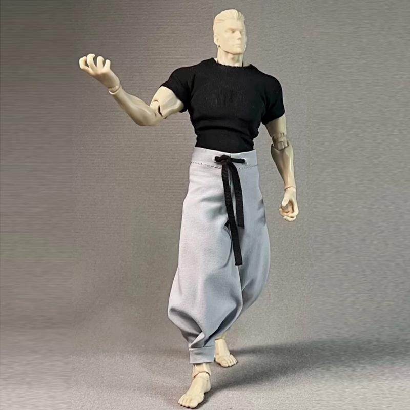 romankey x cowl男素体1/12模型兵人衣服裤子紧身T恤cos伏黑甚尔