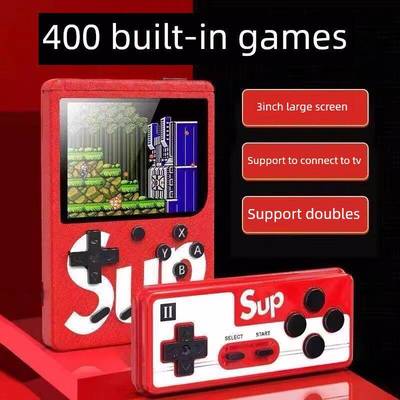 400种掌上游戏机，新经典怀旧Sup双人充电游戏机