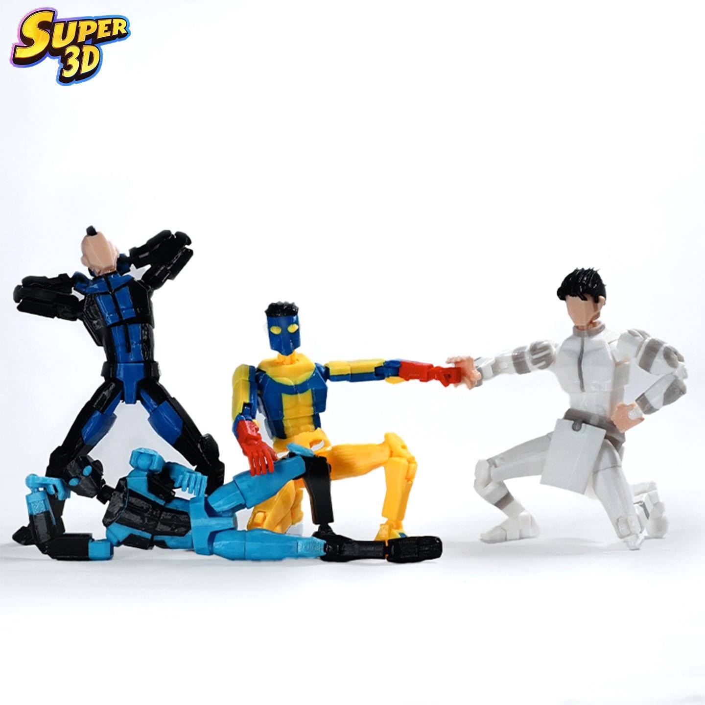 3D打印多关节可动人偶玩具无敌少侠动漫手办模型成品摆件装饰礼物