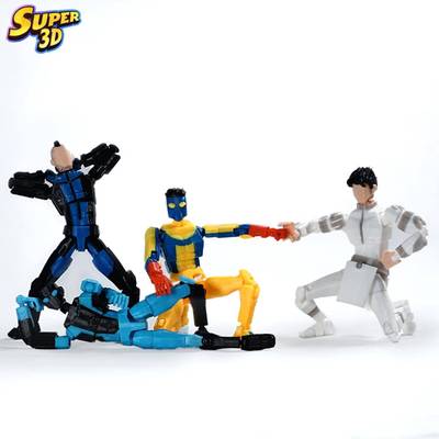 3D打印多关节可动人偶玩具无敌少侠动漫手办模型成品摆件装饰礼物