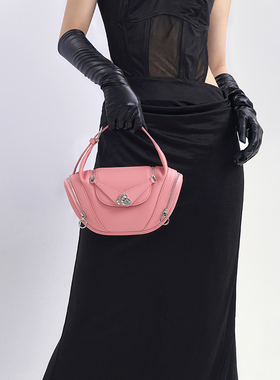 【新品首发】HXXXXS原创设计头层牛皮元宝包极简质感通勤手提包