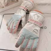 Classy key新加坡设计师联名款 防寒保暖手套女可爱加绒加厚可触屏