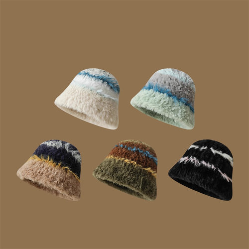 Classykey水桶帽软糯毛线渔夫帽