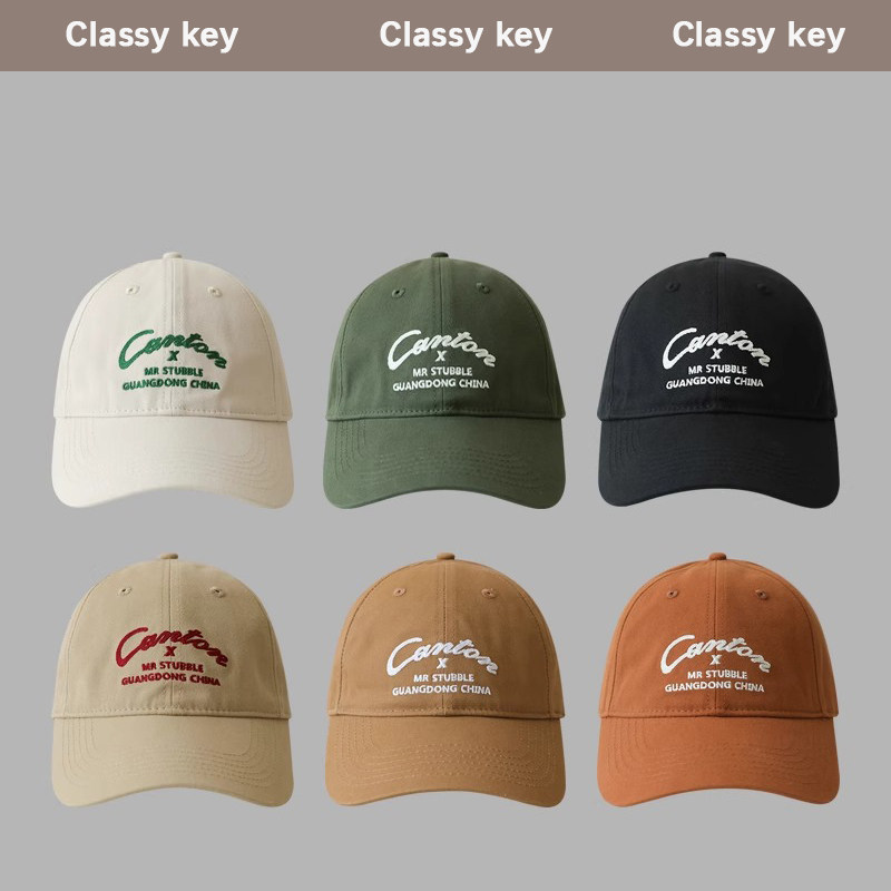 Classy key新加坡设计师联名款帽子遮阳棒球帽显脸小鸭舌帽
