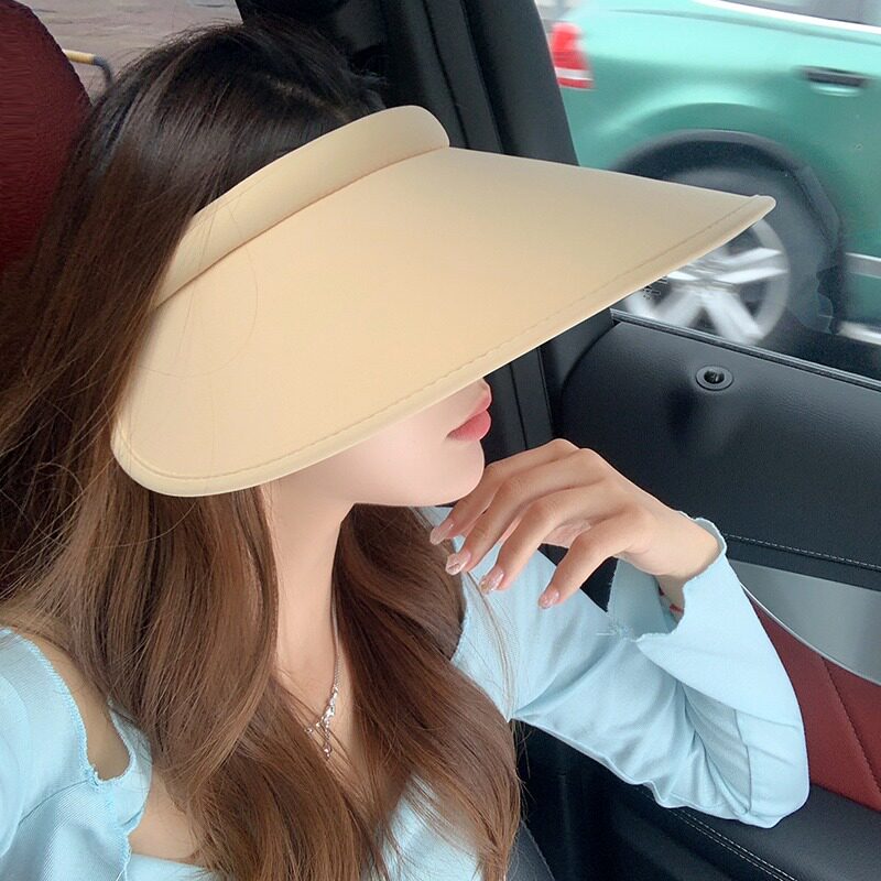 Classy key新加坡设计师联名款空顶防晒帽大帽檐冰丝遮阳帽