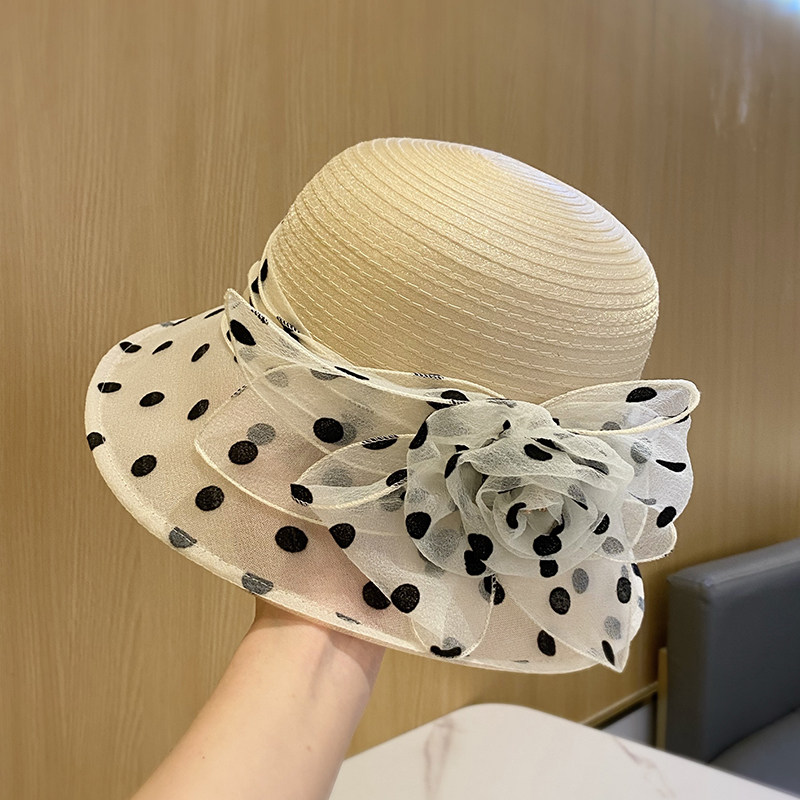 Classy key新加坡设计师联名款法式气质渔夫帽女夏季新款百