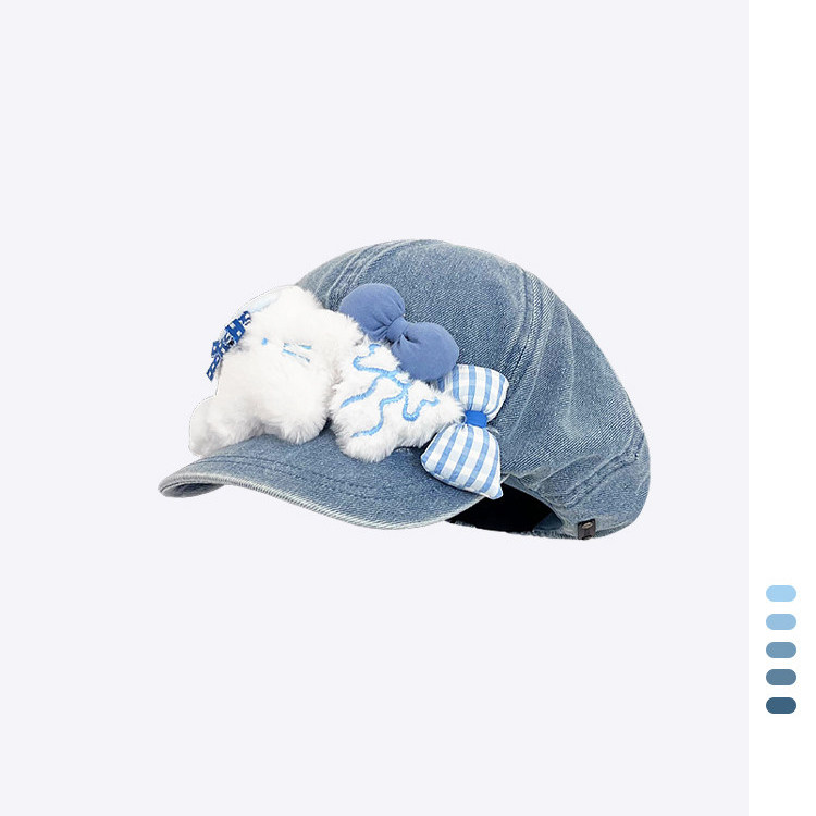 Classy key新加坡设计师联名款可爱百搭Y2K八角帽显脸小