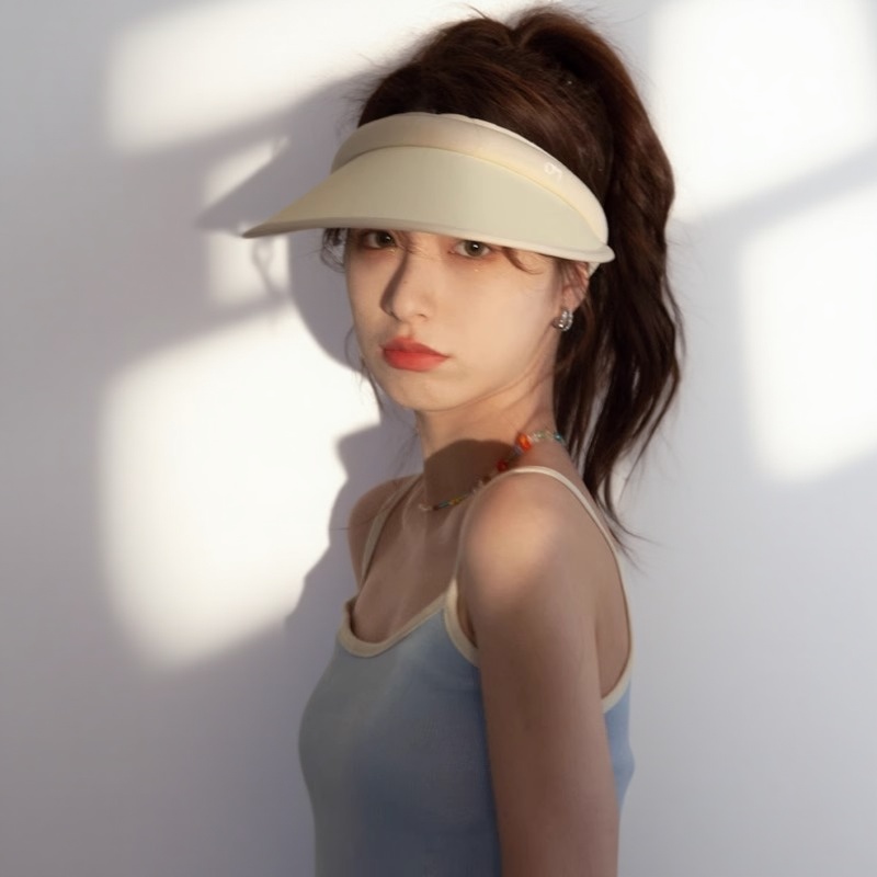 Classy key新加坡设计师联名款显脸小防晒空顶帽子防紫外线