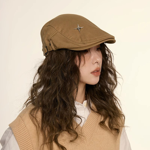 Classy 复古贝雷帽子文艺报童帽街头前进帽 key新加坡设计师联名款