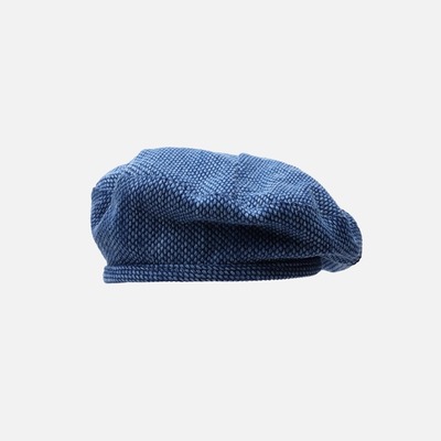 英伦复古做旧牛仔贝雷帽