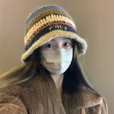 Classy key新加坡设计师联名款氛围感针织护耳帽子显脸小保暖盆帽