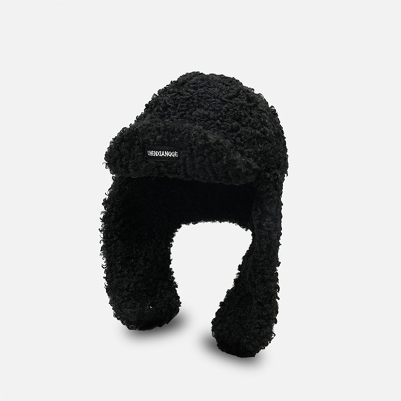 设计师联名款潮牌风复古雷锋帽女