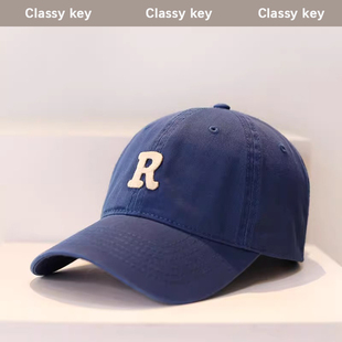 Classy 字母鸭舌帽女夏遮阳情侣帽子显脸小 key新加坡设计师联名款