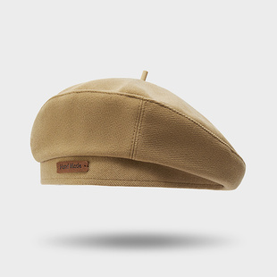 Classy 毛呢贝雷帽显脸小画家帽子男女春秋 key新加坡设计师联名款