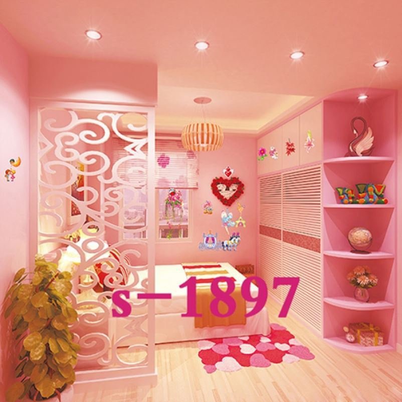 灯光高大上服装照壁布类花海3d主播背景墙布网红直播间背景装饰布