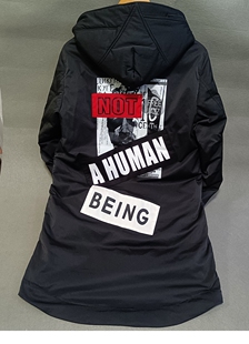 高端潮牌男生休闲中长款加厚青年连帽极度防寒羽绒服潮个性3D印花