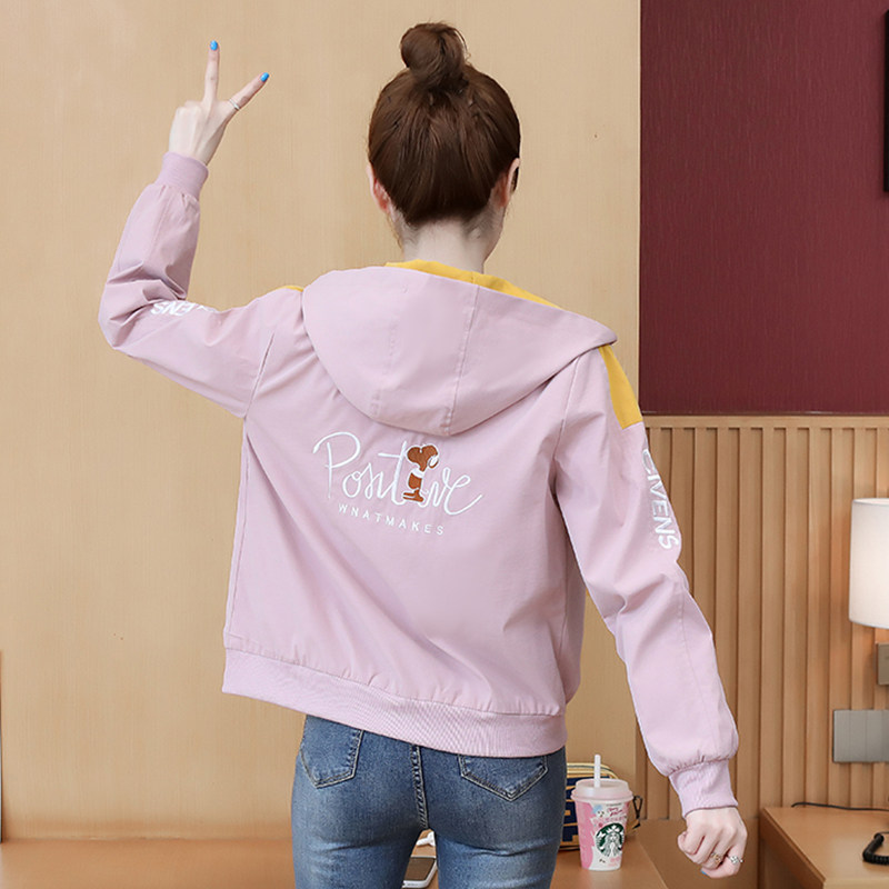 以純秋水伊人官方旗舰店秋冬新款宽松短款小个子外套女装夹克学生