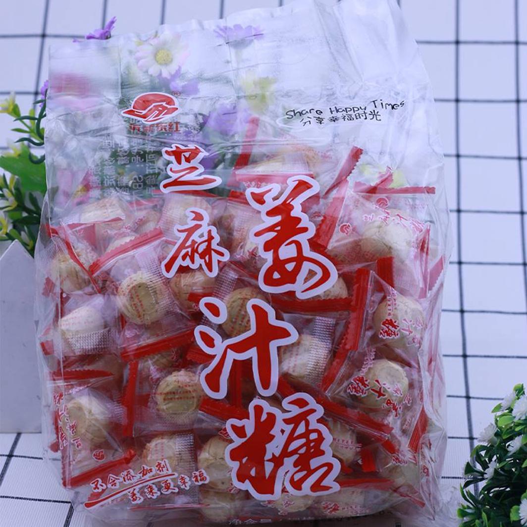 1斤装马大大/鑫福马芝麻红糖姜汁糖浆山东特产老姜生姜糖零食糖果图片