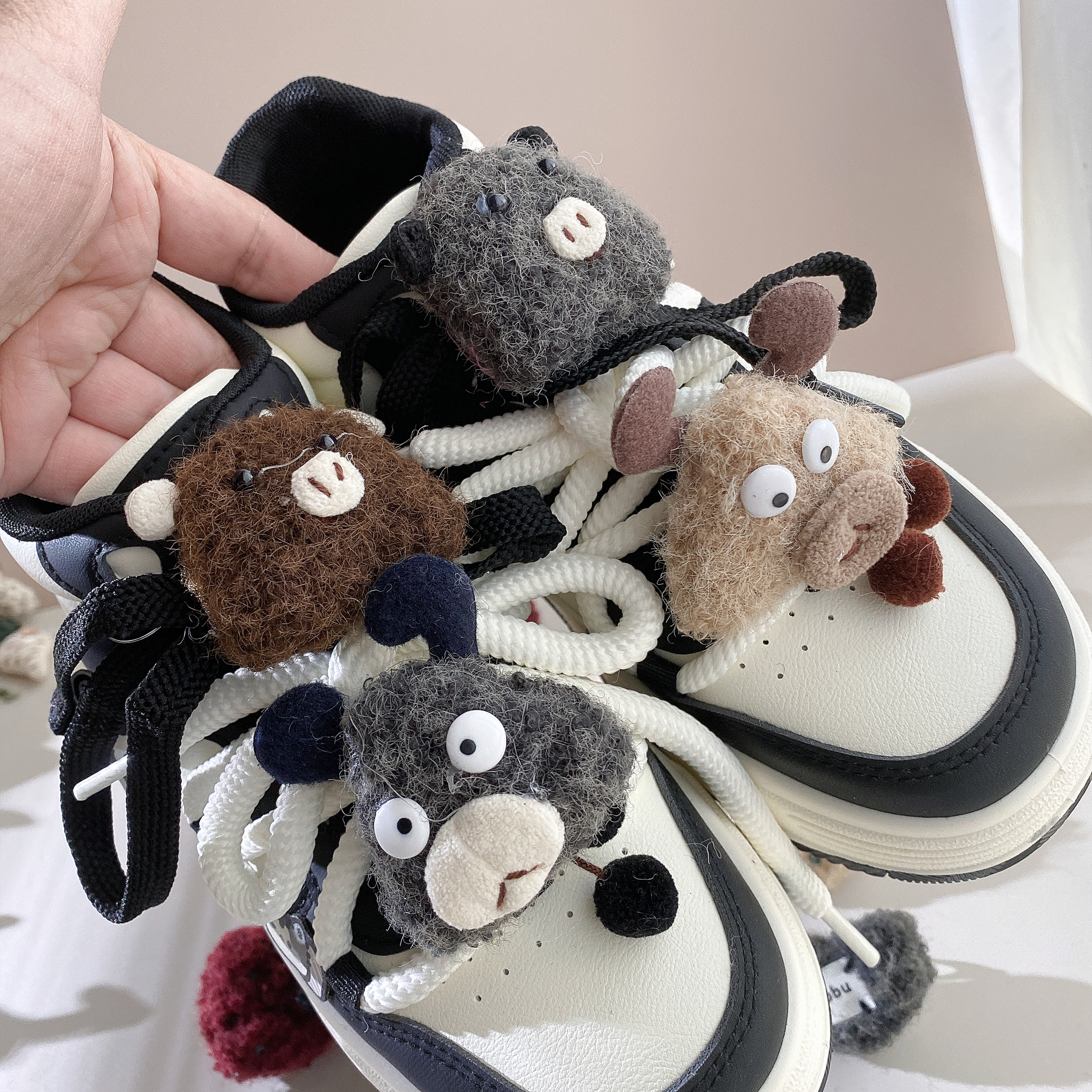 适配小白鞋运动鞋配饰鞋花鞋扣