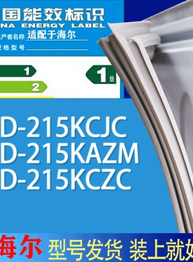 适用海尔冰箱BCD-215KCJC 215KAZM 215KCZC门密封条胶条吸力磁条
