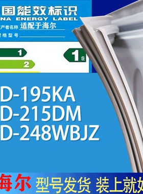 适用海尔冰箱BCD-195KA 215DM 248WBJZ门密封条胶条吸力磁条圈