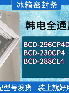 适用韩电冰箱BCD-296CP4D 230CP4 288CL4门密封条胶条磁性密封圈