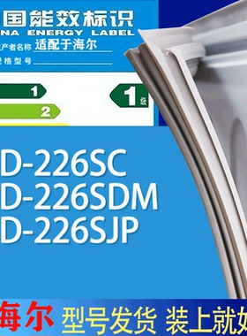 适用海尔冰箱BCD-226SC 226SDM 226SJP门密封条胶条吸力磁条圈