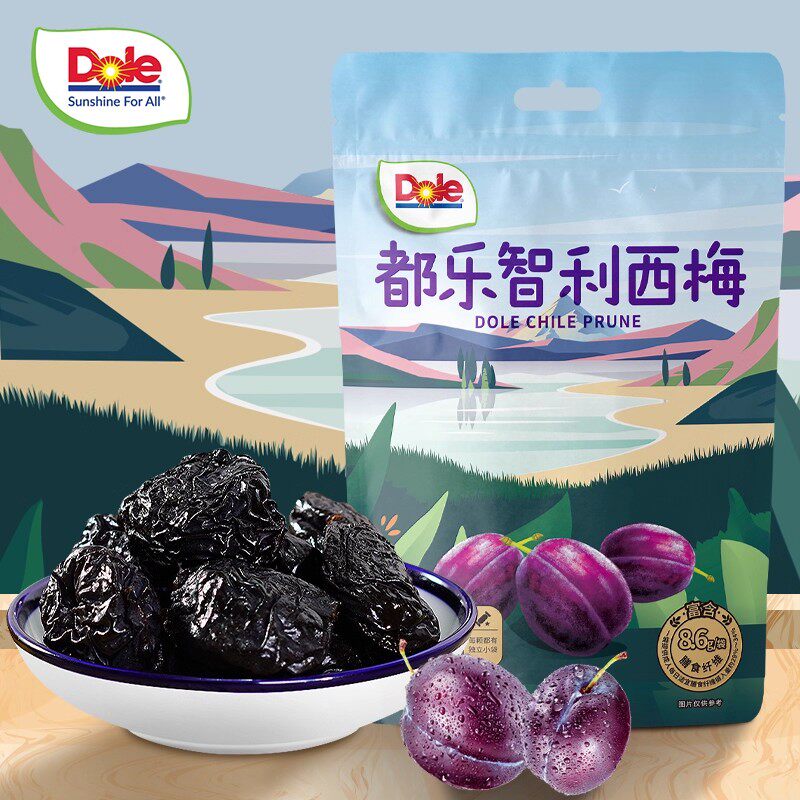 都乐dole智利西梅干100g无添加白砂糖0脂肪西梅干休闲零食果干