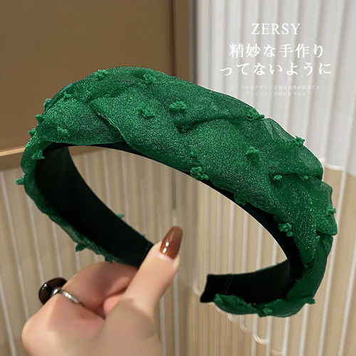 甜美麻花发箍女新款发卡洗脸头箍