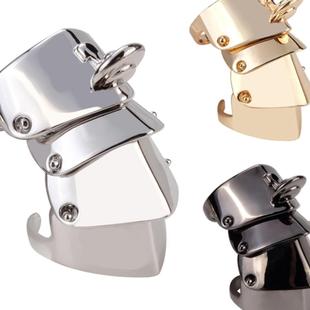 戒指关节女2026 金色银色黑色 四节土星戒指