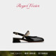 新年礼物 RV女鞋 Roger Vivier 新品 Très Vivier漆皮玛丽珍鞋
