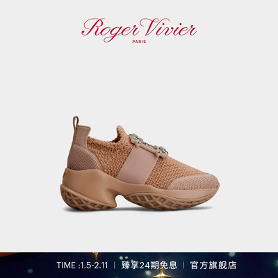 【新年礼物】Roger Vivier/2025秋冬系列RV女鞋Viv Run厚底休闲鞋