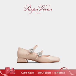 Vivier 2024夏季 新款 Roger RV女鞋 BouquetBabies玛丽珍鞋