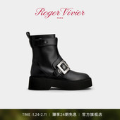 Viv Rangers皮革短靴机车靴 Vivier RV女鞋 新年礼物 Roger