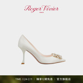 新年礼物 Strass高跟婚鞋 Roger RV女鞋 Bouquet Vivier 单鞋