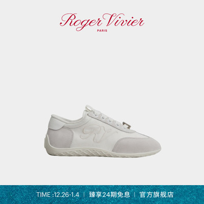 【新年礼物】Roger Vivier/2025秋冬RV女鞋Viv Low皮革休闲德训鞋
