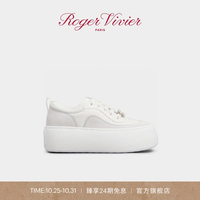【24期免息】Roger Vivier/新品RV女鞋Viv' Up厚底休闲鞋面包鞋