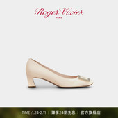 新年礼物 Trompette方扣高跟鞋 Roger Vivier RV女鞋 单鞋 婚鞋