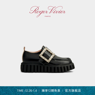Viv RV女鞋 Thick Roger Strass漆皮乐福鞋 Vivier